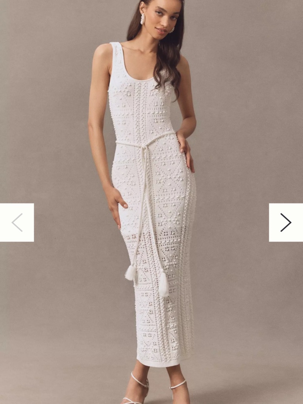 Milly Bubble Pointelle Knit Midi Dress NWT